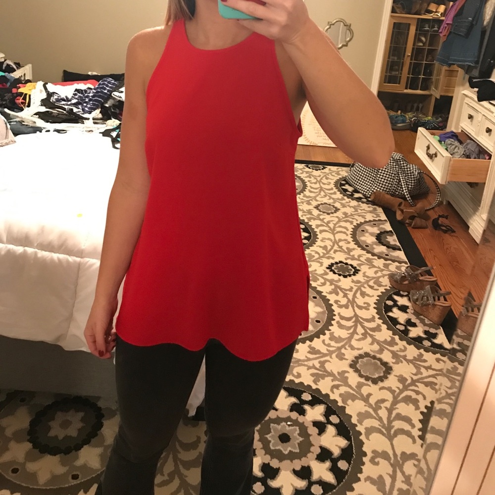 Veronica m tank never worn. Polyester.