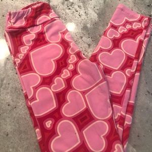 Tween Valentine Leggings
