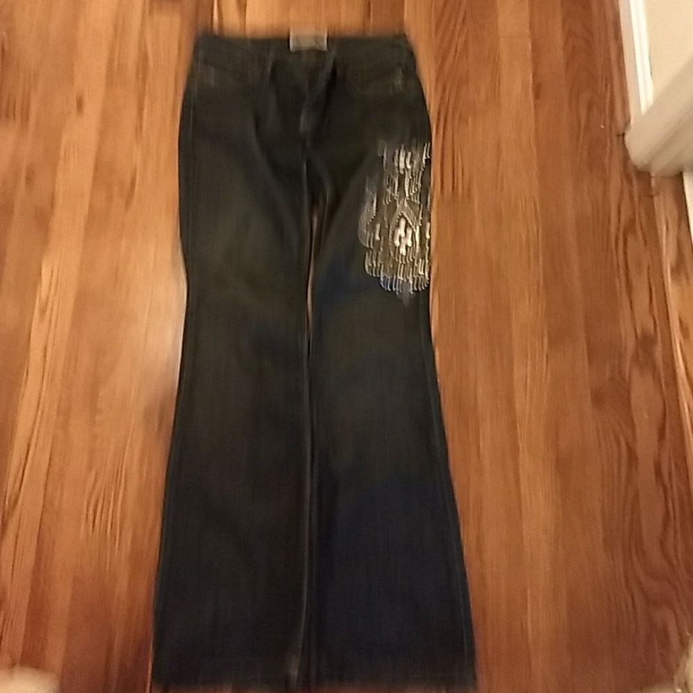 Allen B by Allen Schwartz size 28 embellished jean