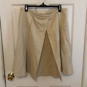 Cream A-Line Skirt