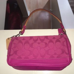 Small pink coach bag
