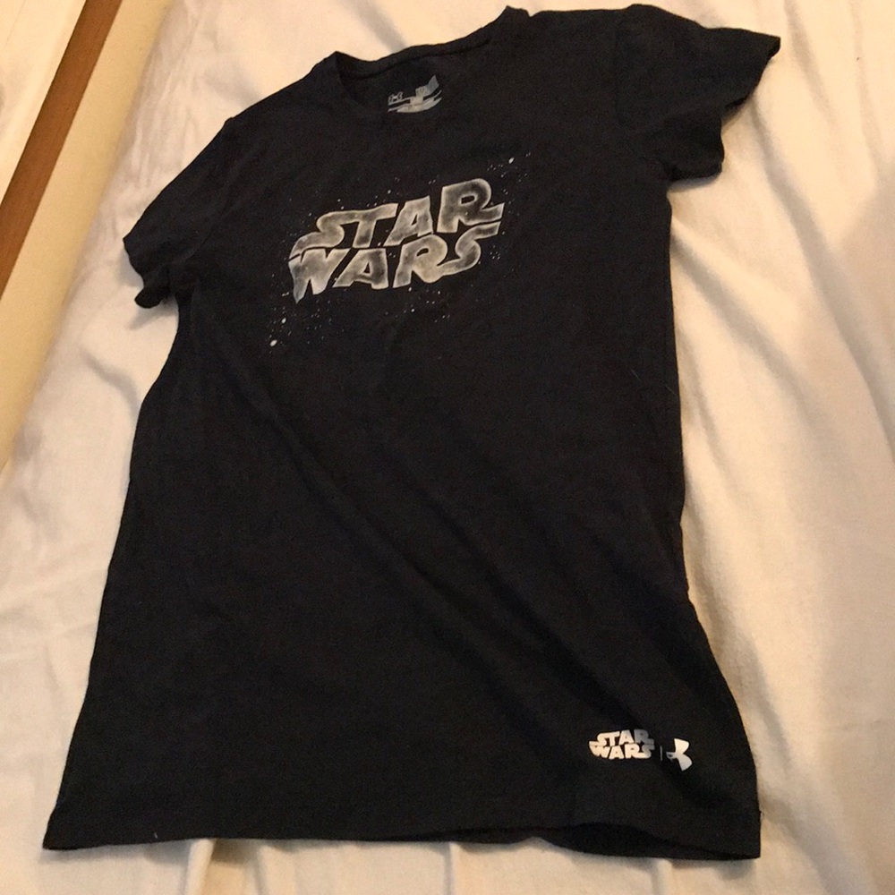 Under Armour Star Wars shirt. Doesn't fit my child
