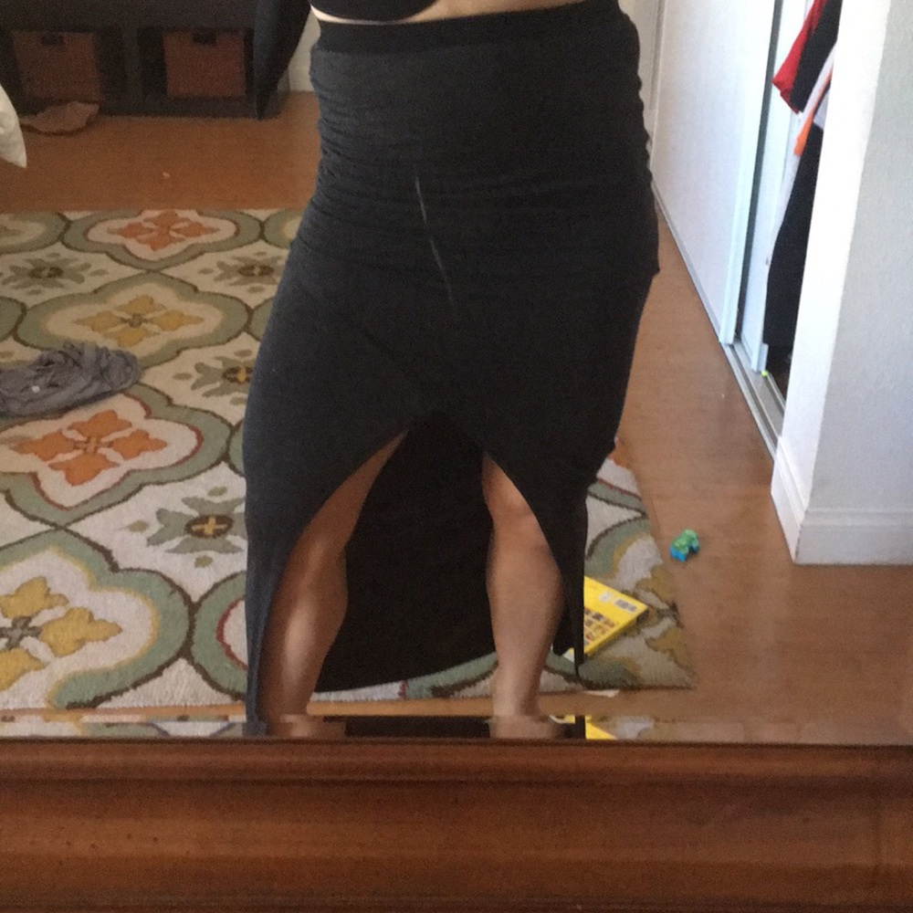 Zara pencil slit skirt