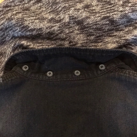 ❌Sold❌Free People Denim & Knit Jacket Black Pumice - Picture 6 of 8