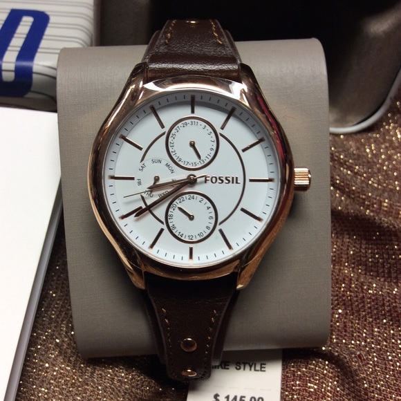 Women\'s Fossil Rose Gold Watch BQ3065 main image 5