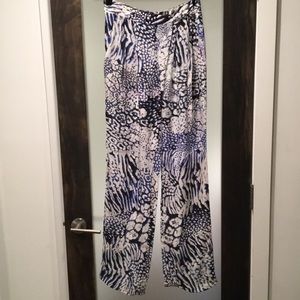 Rebecca Minkoff 100% silk size 6 printed pants