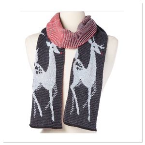 Green 3 Accessories - Brown and Red Deer Scarf Green 3 Accessories - Brown and Red Deer Scarf