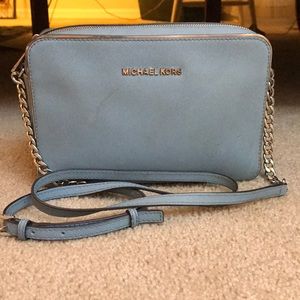 Michael Kors Jetset Leather Saffiano Crossbody