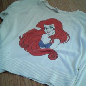 The little mermaid nerd sweater