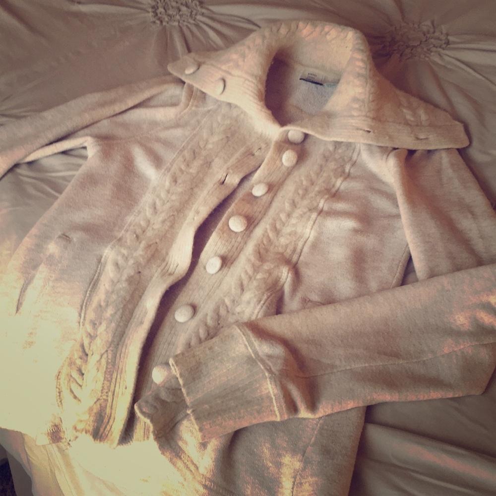 Anthropologie Mixed Media Sweater