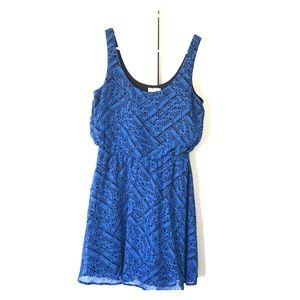 Mimi Chica blue & black dress