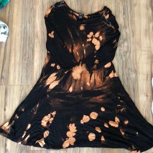 Black Bleached Dress