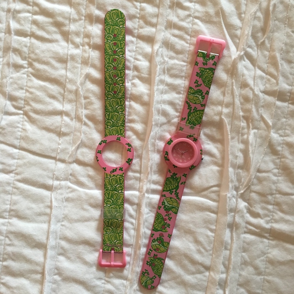 Lilly Pulitzer interchangeable watch set