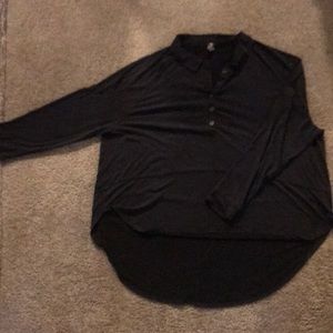 Free People loose fitting gray top