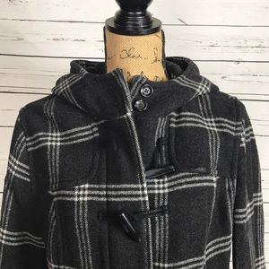 ❄️Host Pick❄️ Old Navy gray plaid pea coat