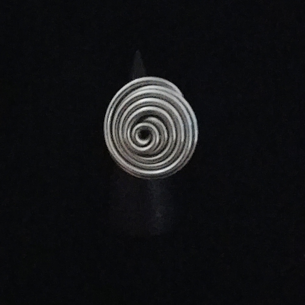 🍥Funky Metal Spiral Ring🍥