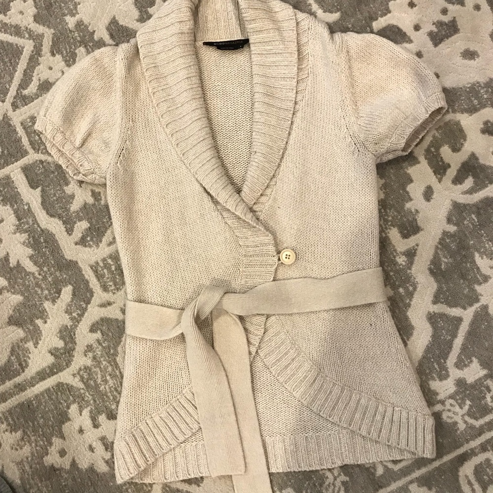BCBG wrap sweater