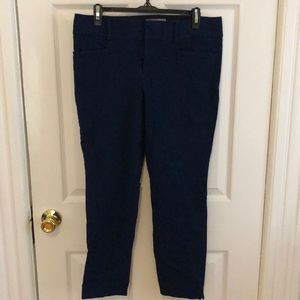 Navy crop pants