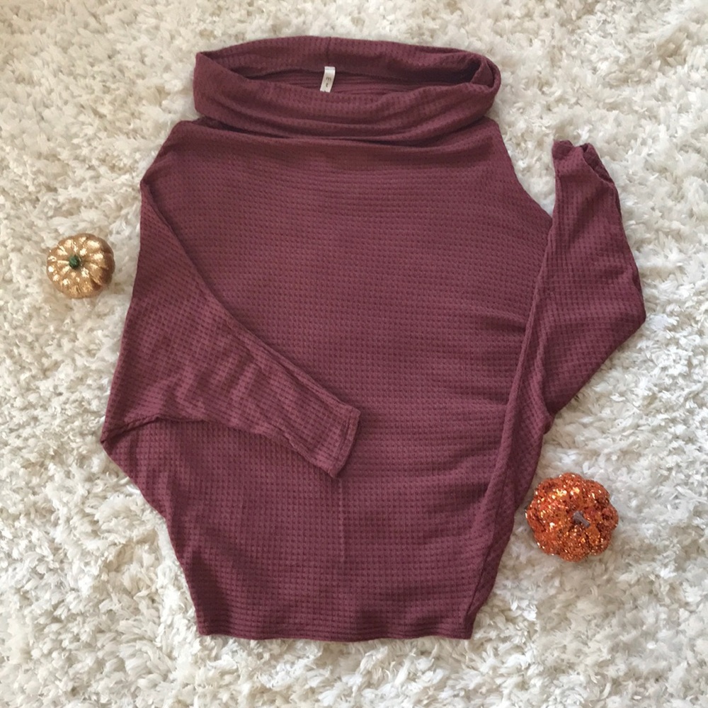 Small Blush Waffle Top