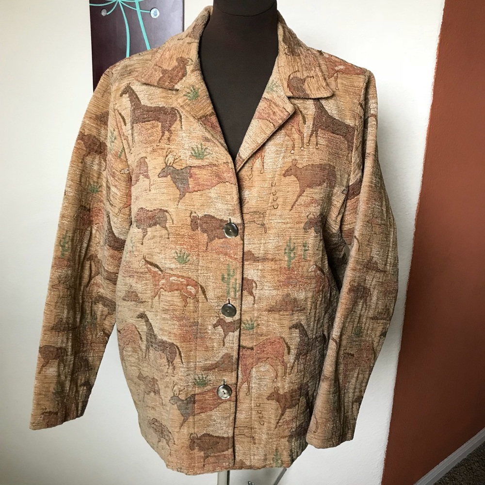 Women’s rustic jacket . Made in USA . Starfire