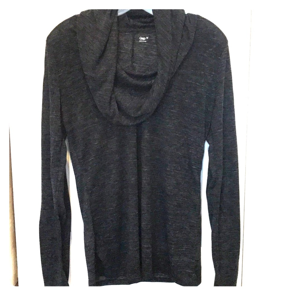 Gap long sleeve drape neck tee