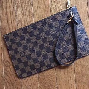 Checkered LV authentic insert for NeverFull purse