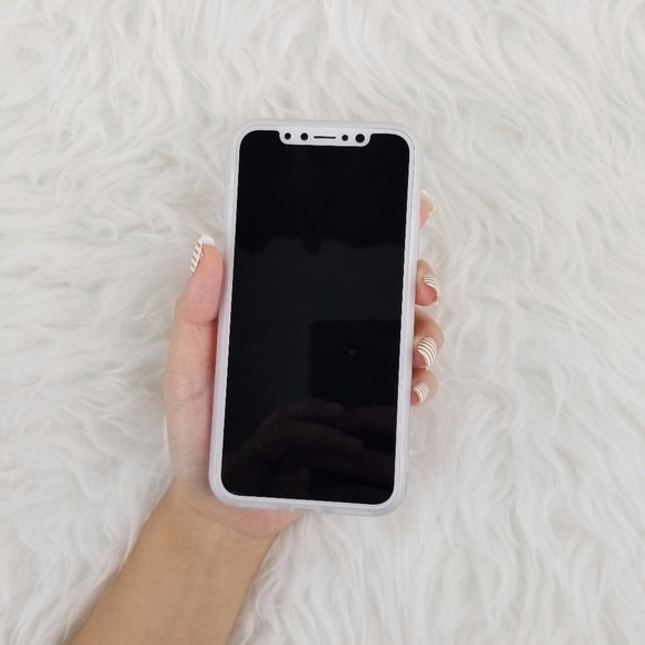 NWT White Holo Marble Case - Picture 3 of 3