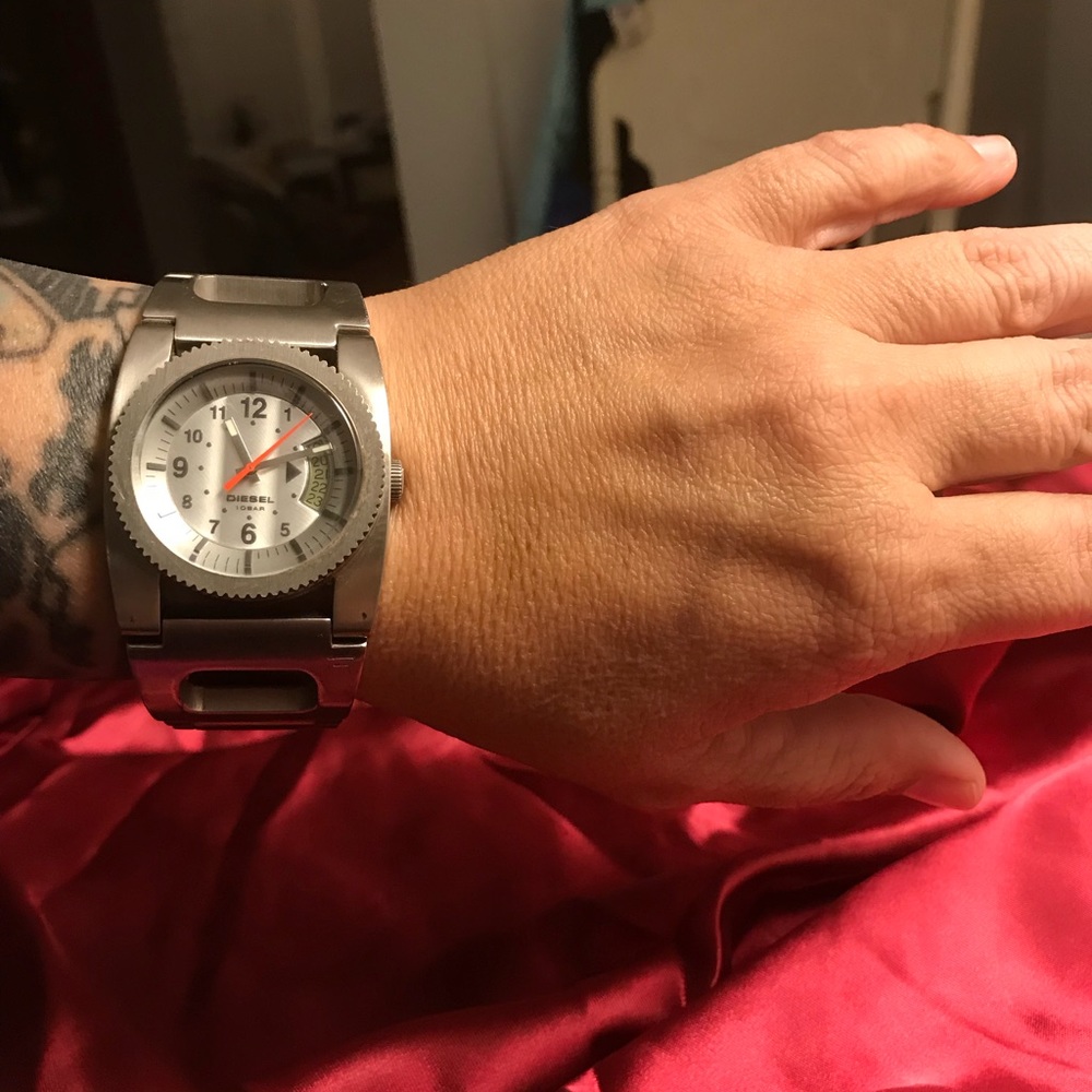 Diesel silver watch
