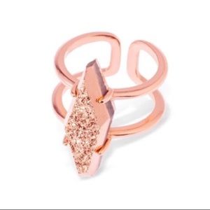 Kendra Scott Cocktail Ring in Rose Gold