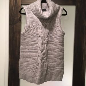 Sleeveless turtleneck sweater by Intermix