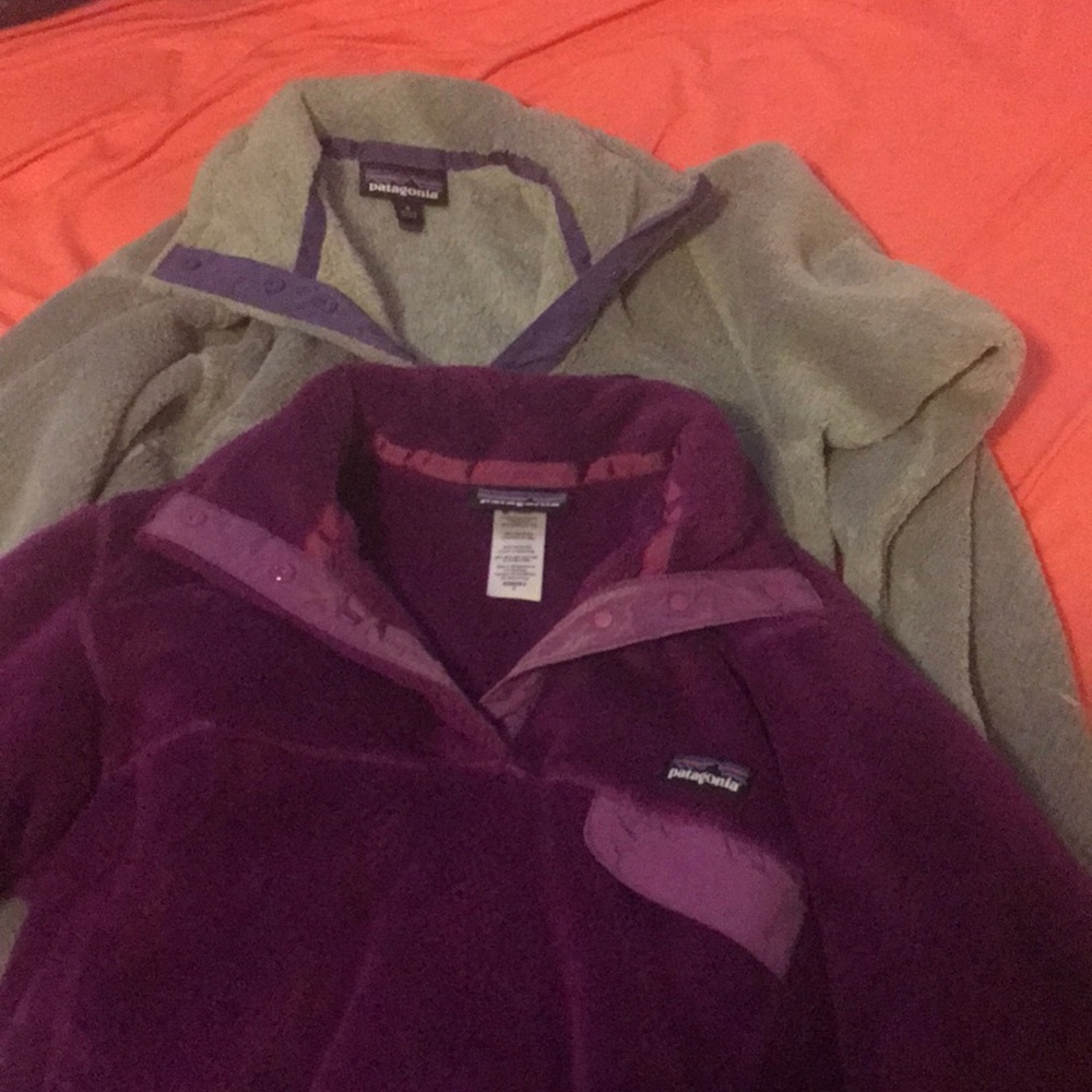 2 Patagonia Re-Tool Pullovers