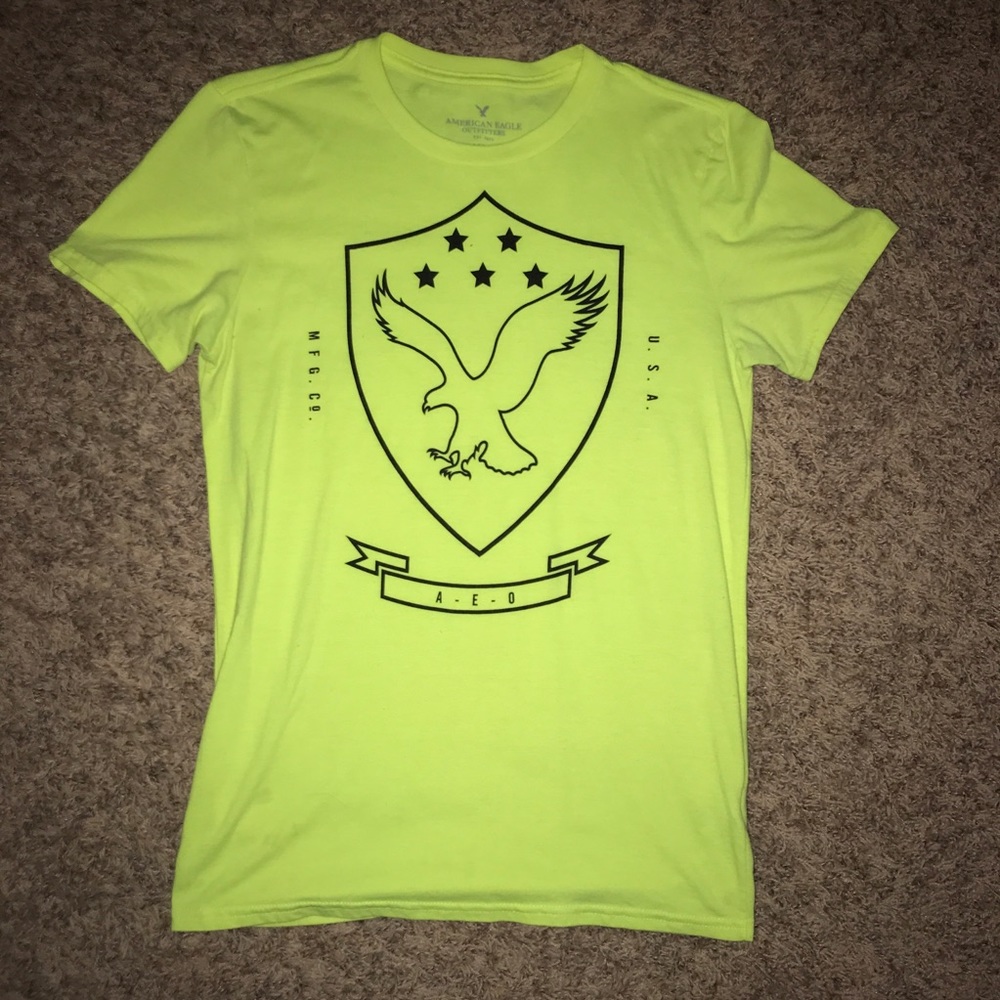 neon yellow graphic tee