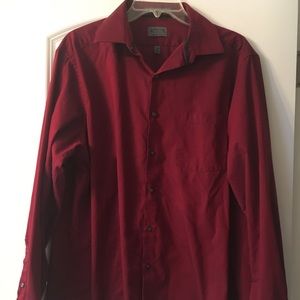 Maroon Dress Shirt