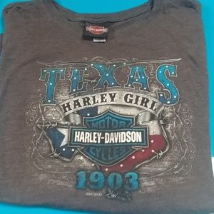 Womens Harley Davidson do euc fitted t shirt
