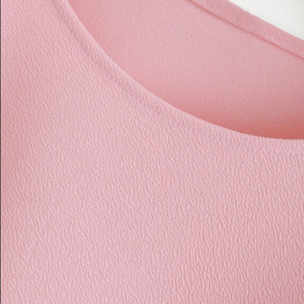 ‼️PINK‼️ Elegant Frill cuff Tee - Top - Picture 3 of 6