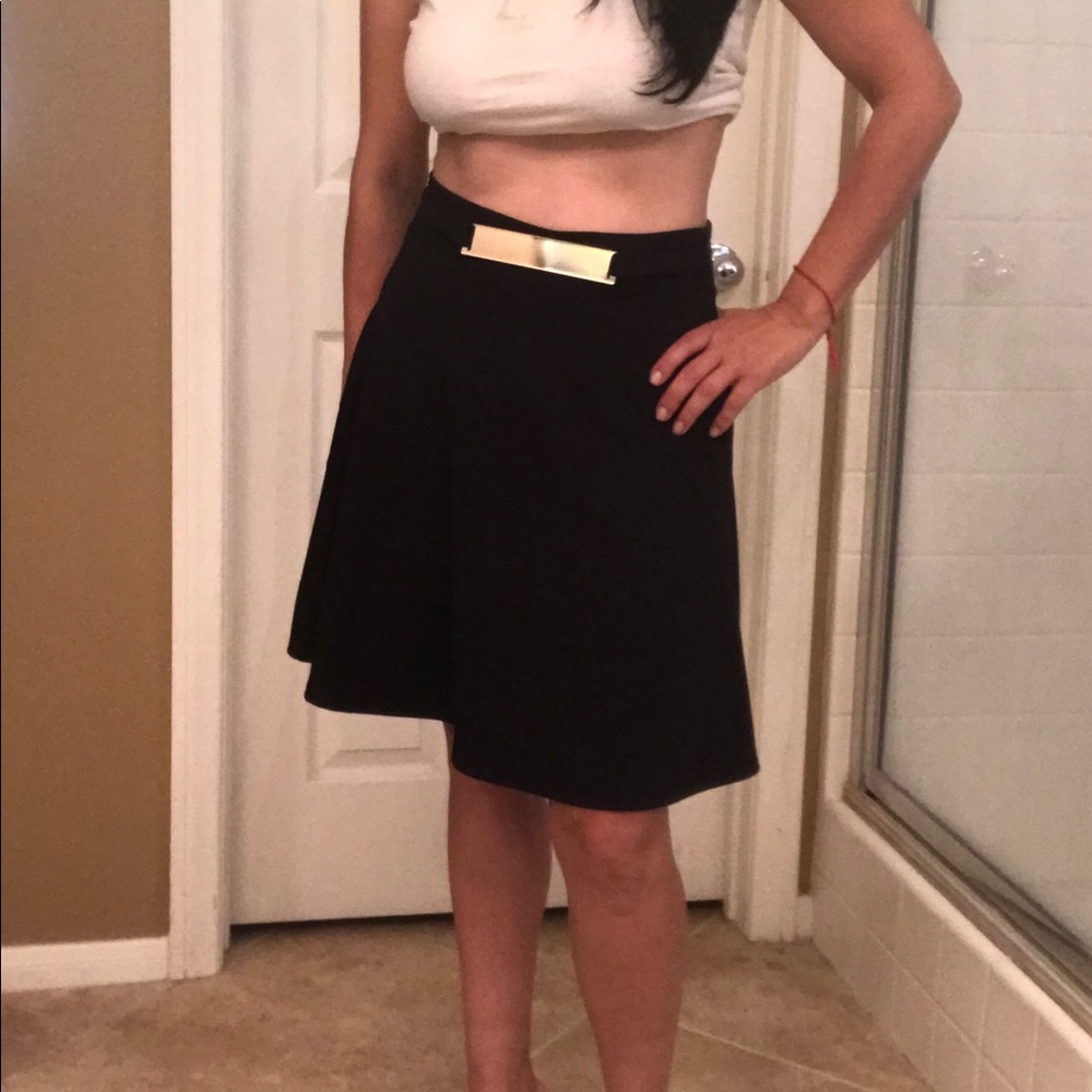 Black Juniors Skirt.