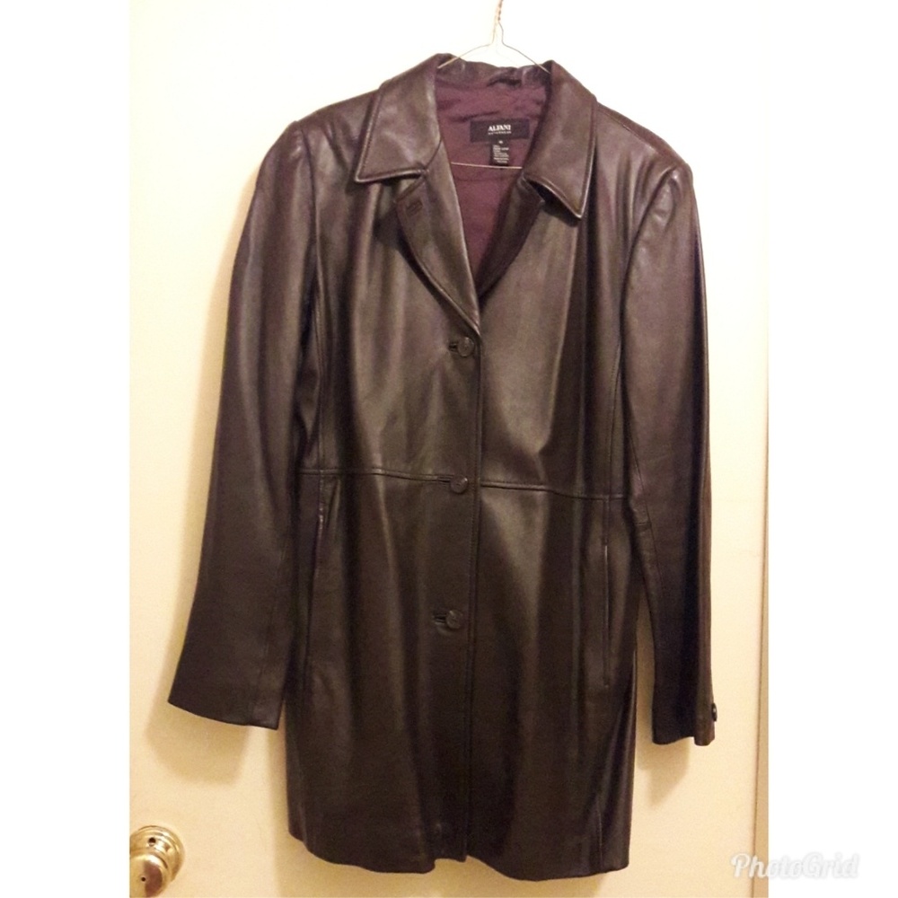 Alfani Women's Leather Coat