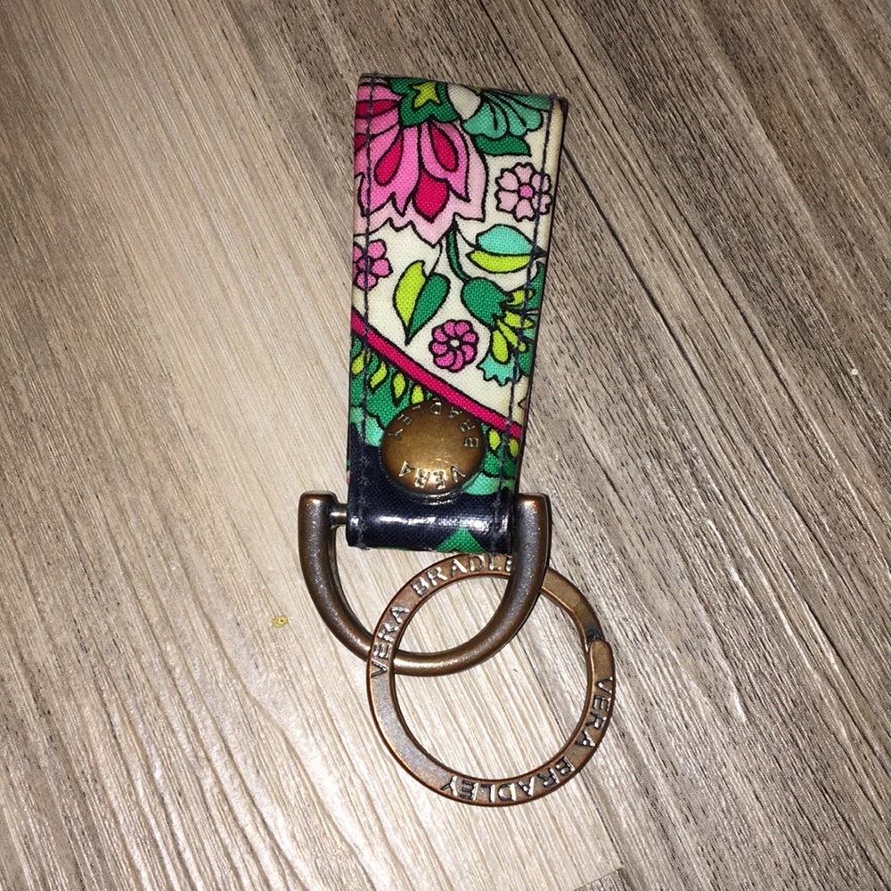Vera Bradley Petal Paisley loop keychain - Picture 3 of 4