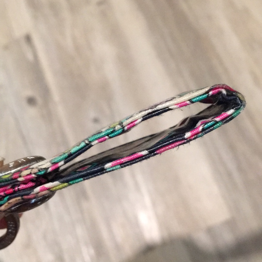 Vera Bradley Petal Paisley loop keychain - Picture 4 of 4