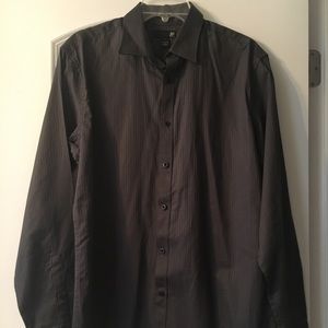 NWT Dark Gray Dress Shirt