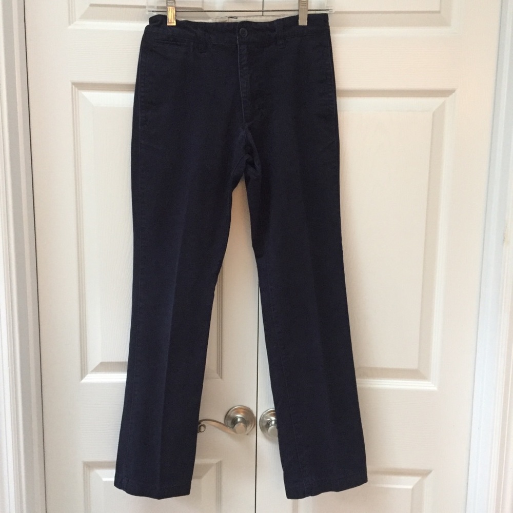 Gap Shield Boys Straight Khakis deep true navy