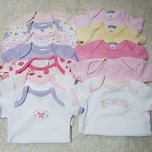 Onesie bundle 0-3 months girls