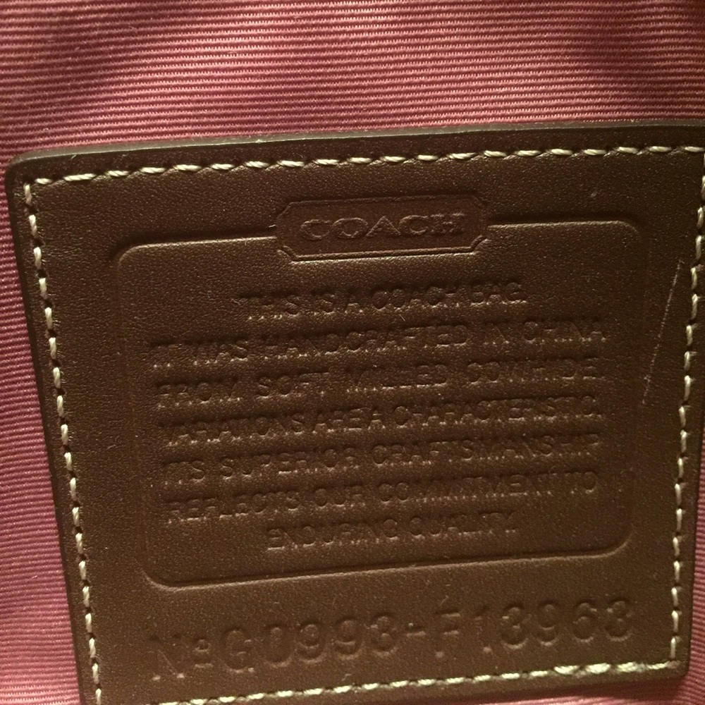 Coach Leather Satchel - NWOT - Picture 8 of 8