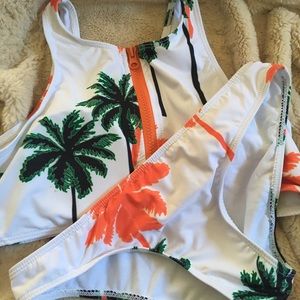 CUPSHE Palm Tree Bathing Suit 🌴🌴