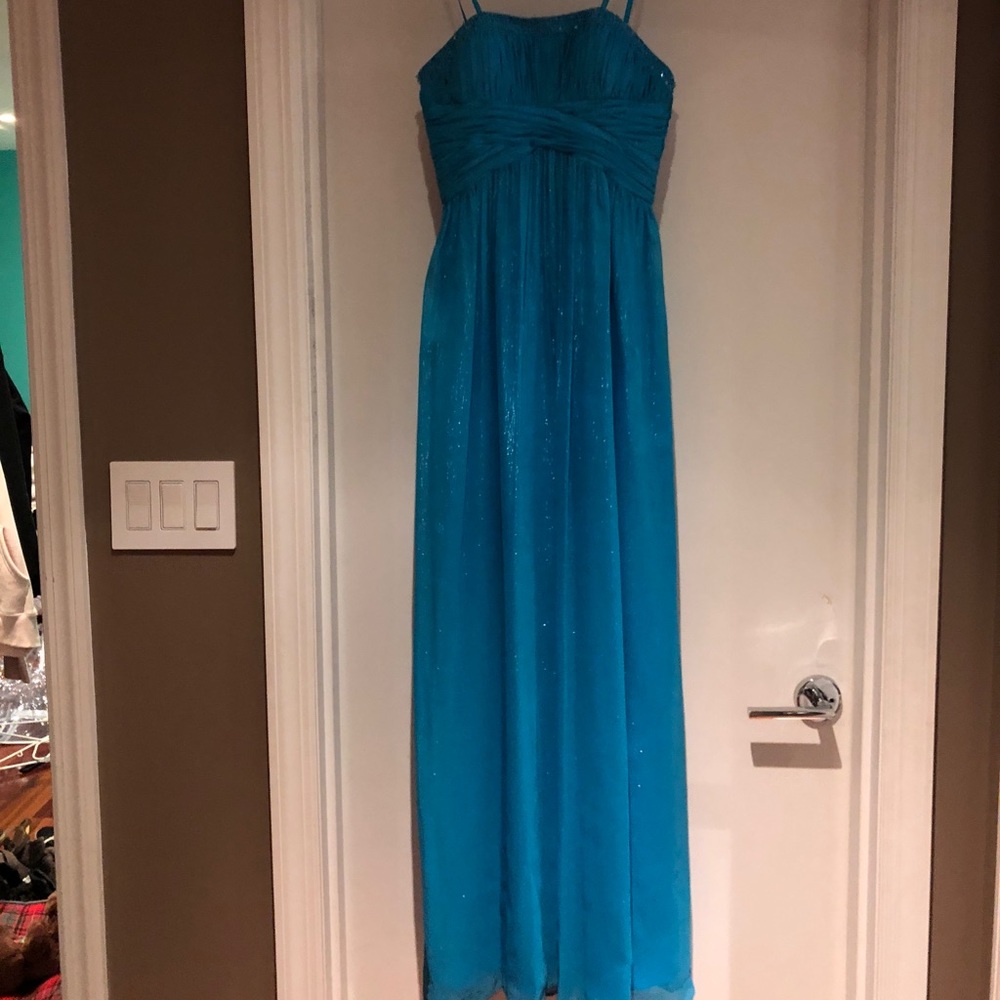 Blue Sparkly Prom Dress