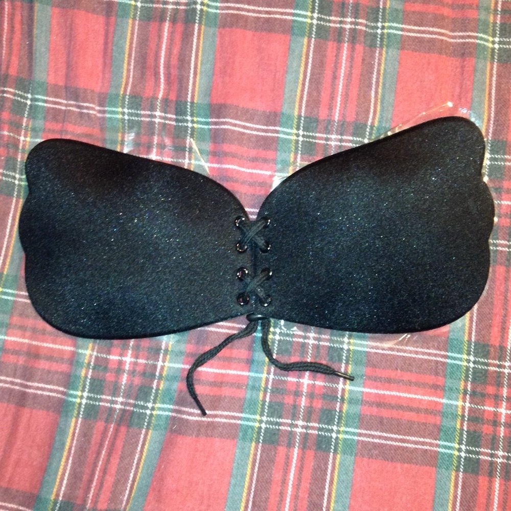 One of those fancy stick on bras