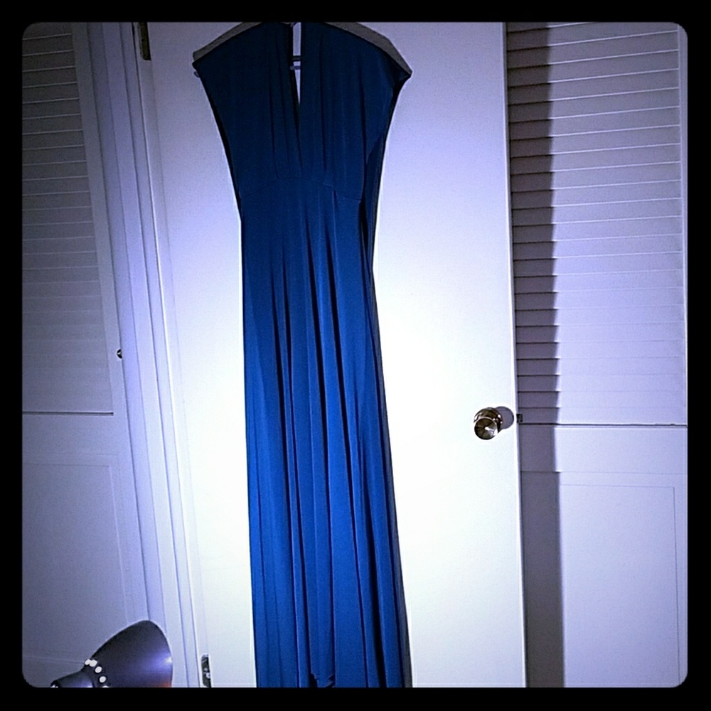 Teal infinity dress