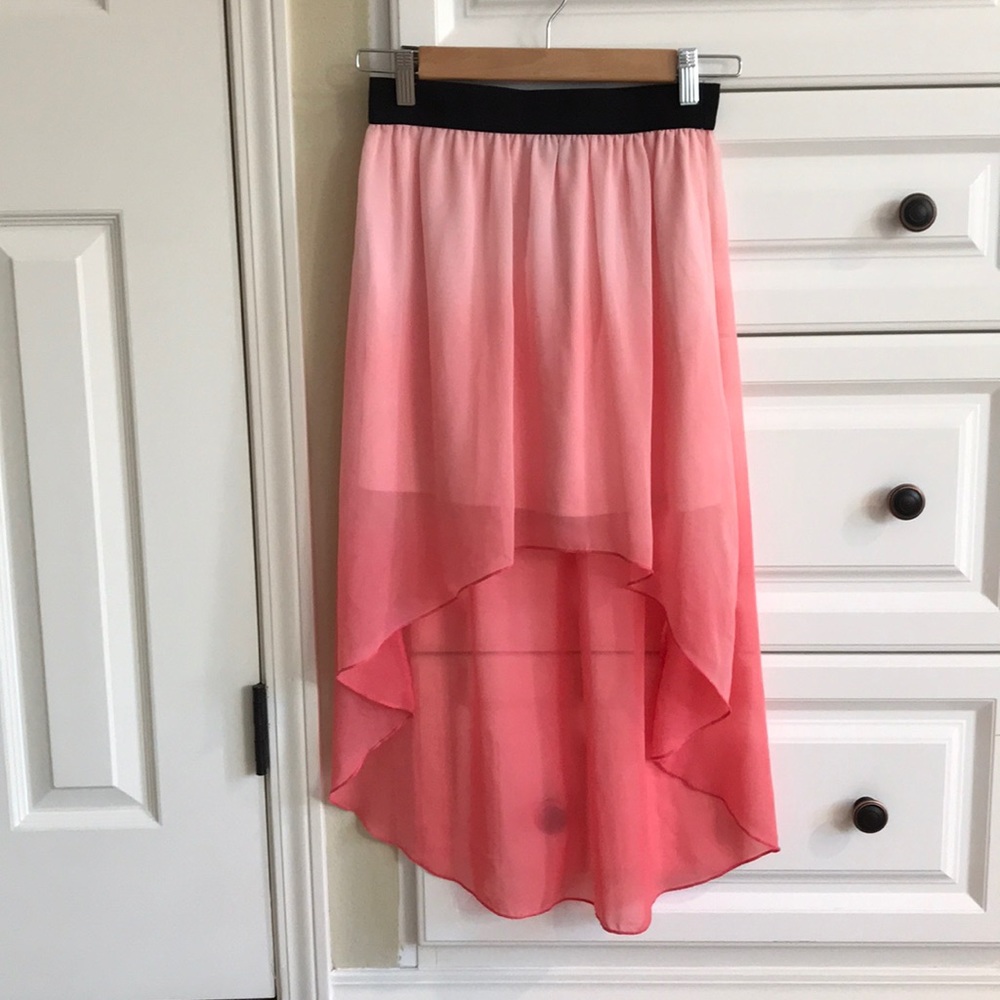High low skirt