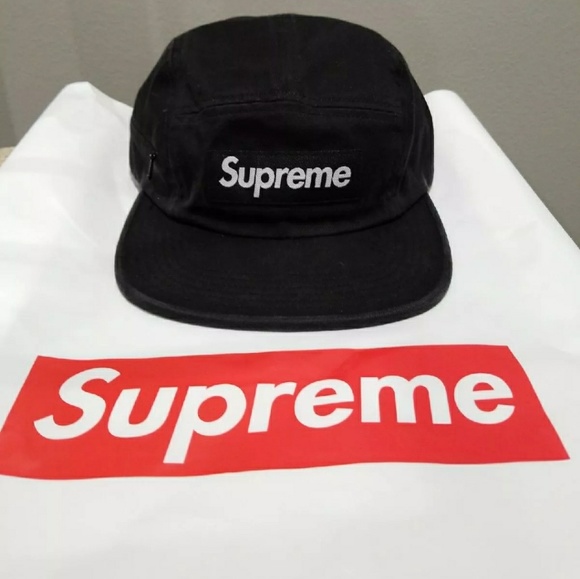 Supreme Black Side Zip Camp