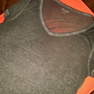 Black distressed look Tshirt